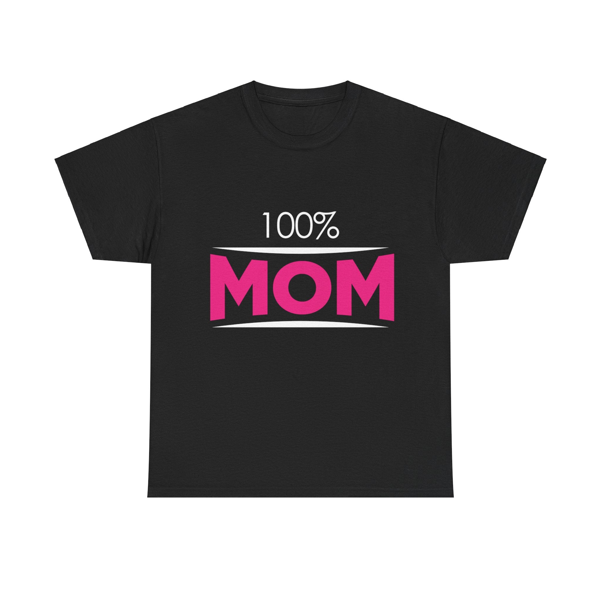 100 Percent Mom Unisex Heavy Cotton Tee - The N.Y.C.C Safe Drivers' Merch Store. 