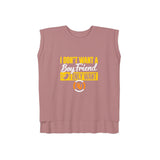 Women’s Flowy Rolled Cuffs Muscle Tee